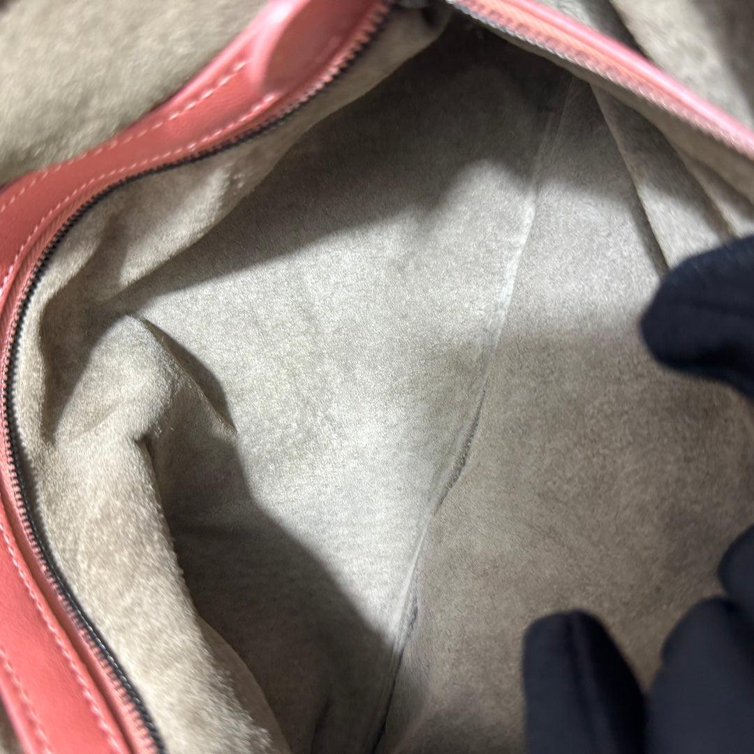 Bottega Veneta Veneta Hobo Medium Coral Intrecciato Leather Bag 47cm 10
