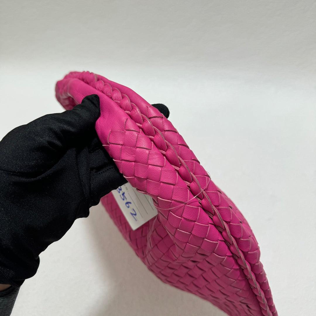 Bottega Veneta Veneta Hobo Medium Fuchsia Intrecciato Leather Bag 40cm 7