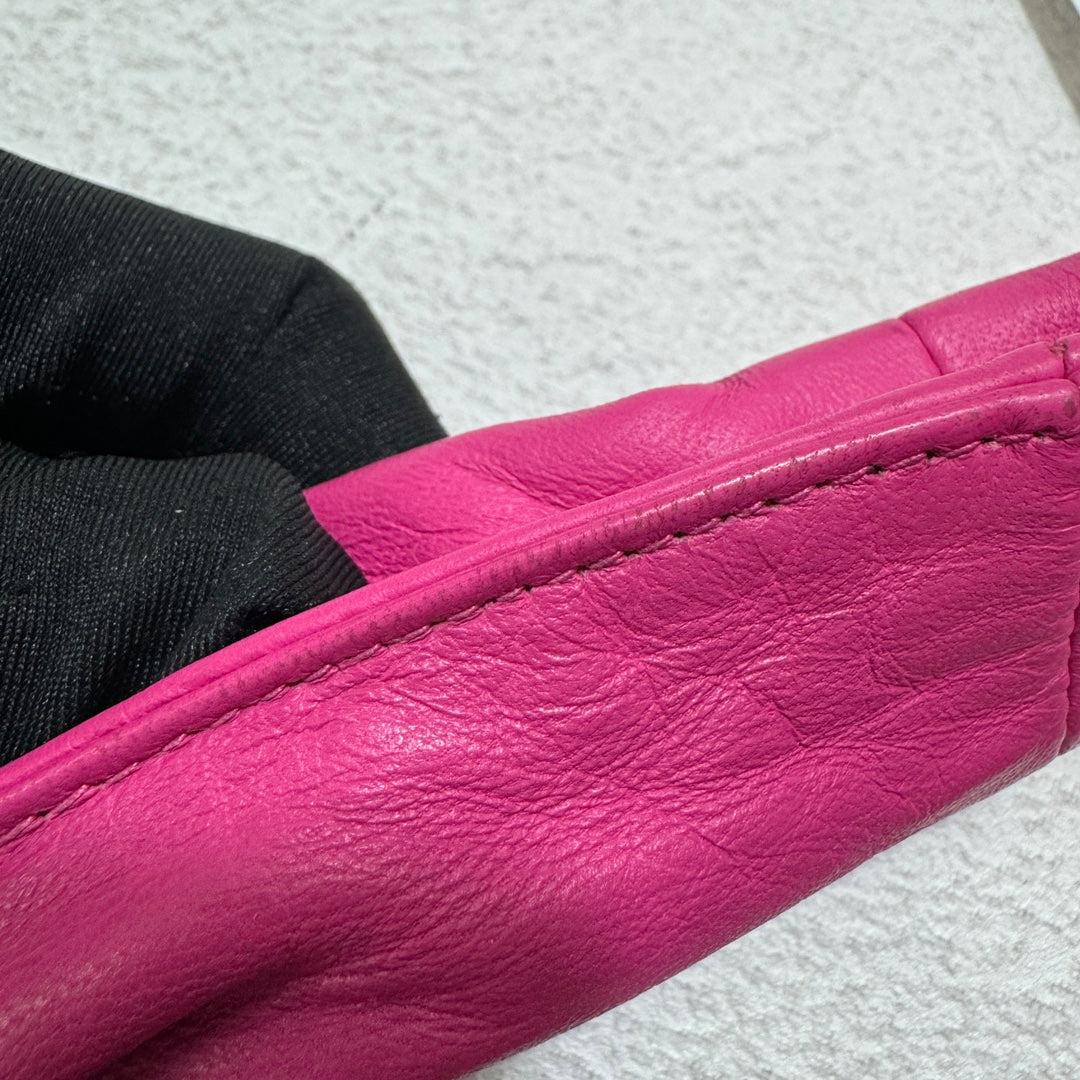 Bottega Veneta Veneta Hobo Medium Fuchsia Intrecciato Leather Bag 40cm 10