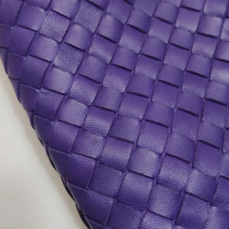 Bolso Bottega Veneta Hobo mediano de piel Intrecciato morado 5