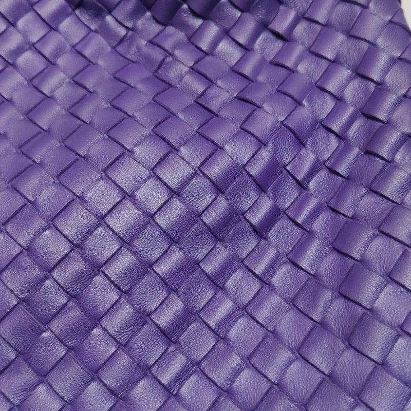 Bolso Bottega Veneta Hobo mediano de piel Intrecciato morado 8
