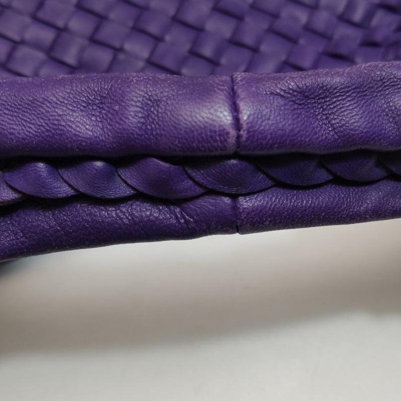 Bolso Bottega Veneta Hobo mediano de piel Intrecciato morado 1