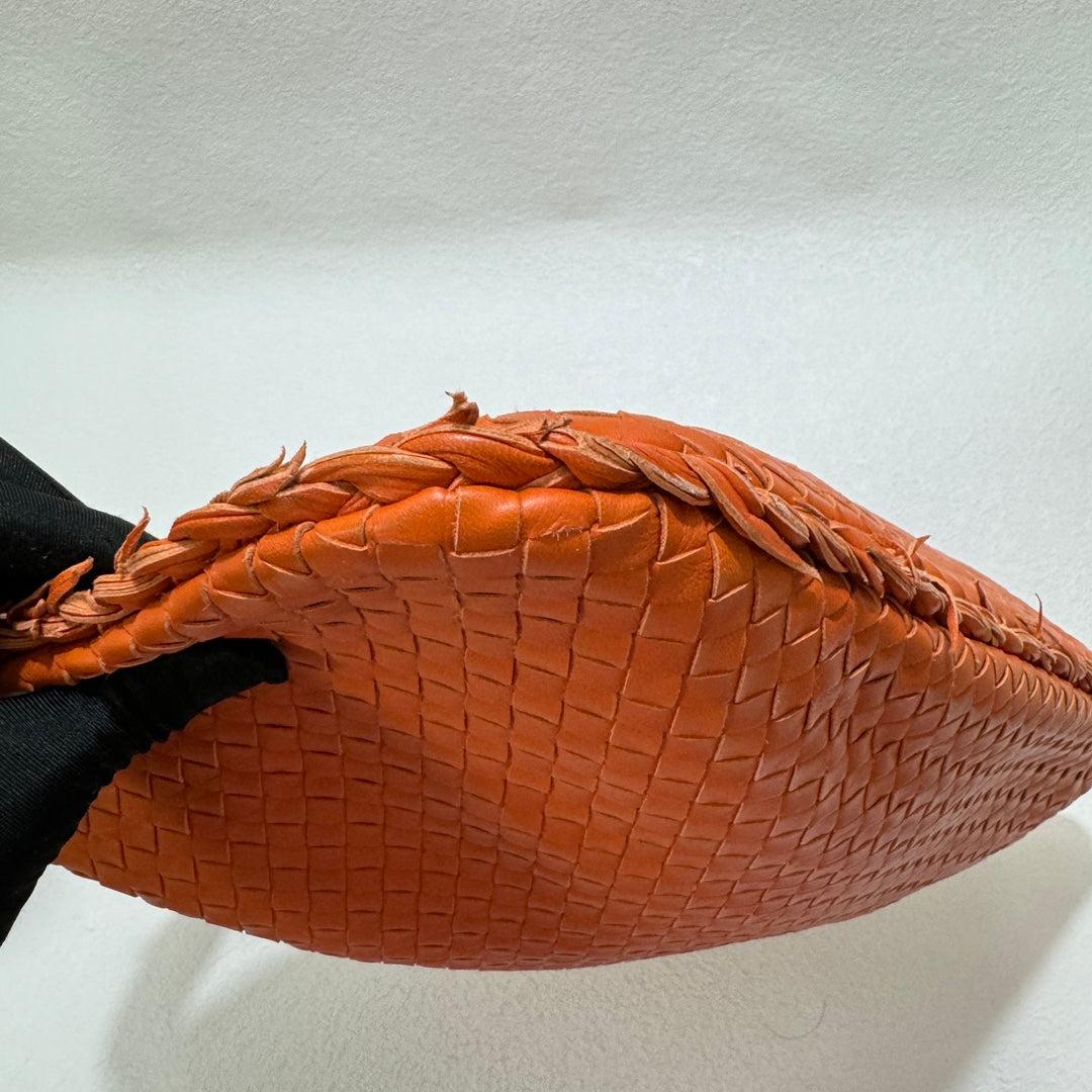 Women's Bottega Veneta Veneta Hobo Medium with Fringe Edges Intrecciato Leather Bag 47cm