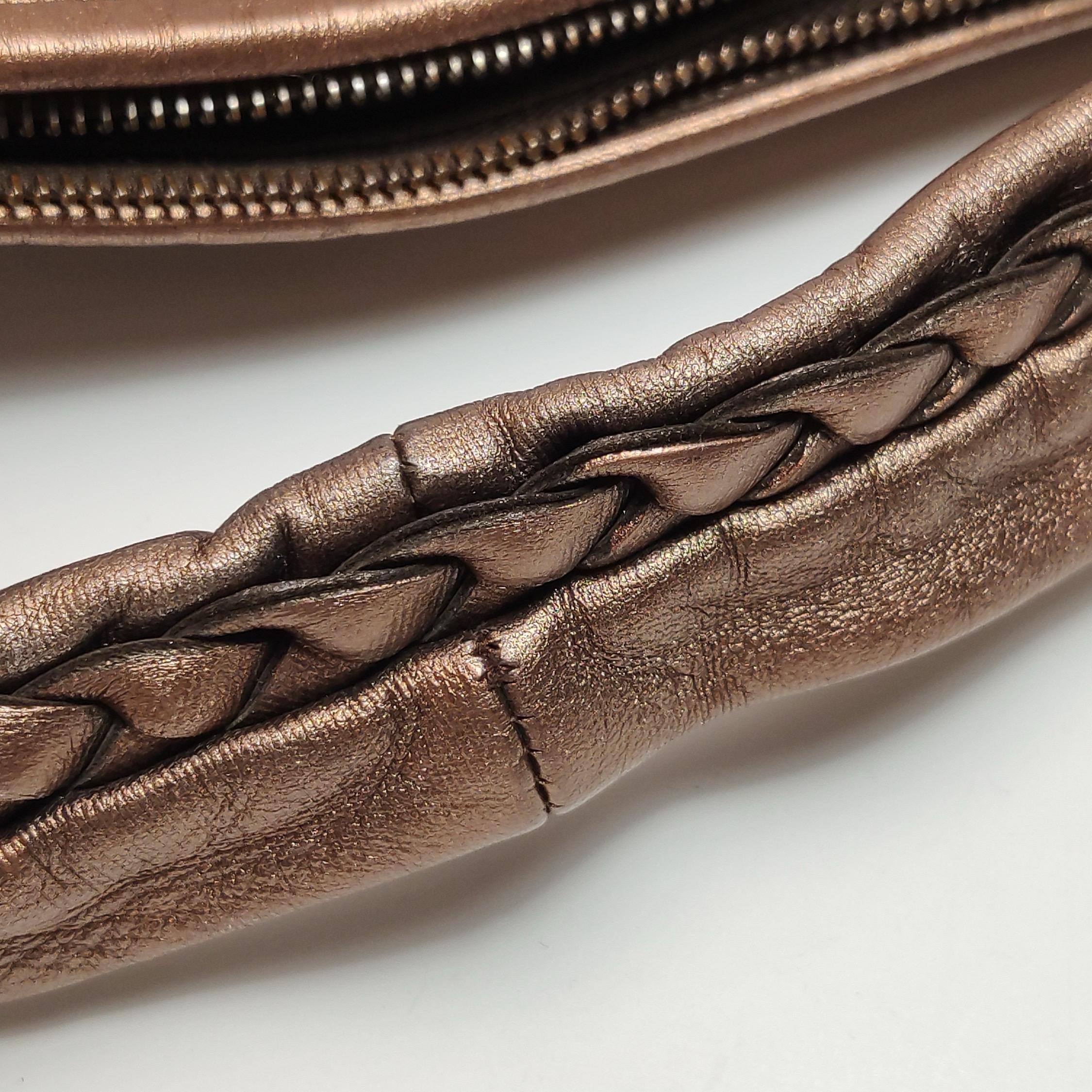 Bottega Veneta Veneta Hobo Metallic Copper Leather Large 47cm im Angebot 12