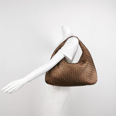 Bottega Veneta Veneta Hobo Metallic Copper Leather Large 47cm