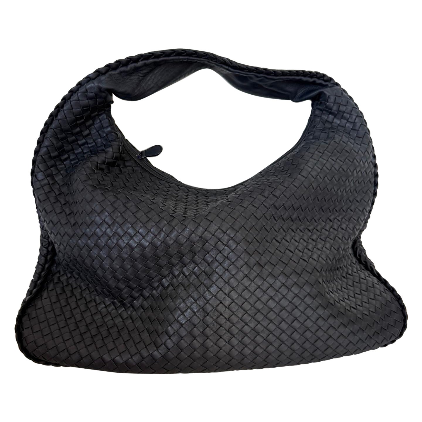 Bottega Veneta Veneta Hobo Midnight Navy Borsa in pelle Maxi 50cm