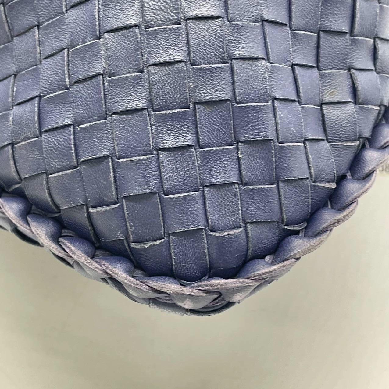 Bottega Veneta Hobo Navy in pelle Maxi 50cm in vendita 9