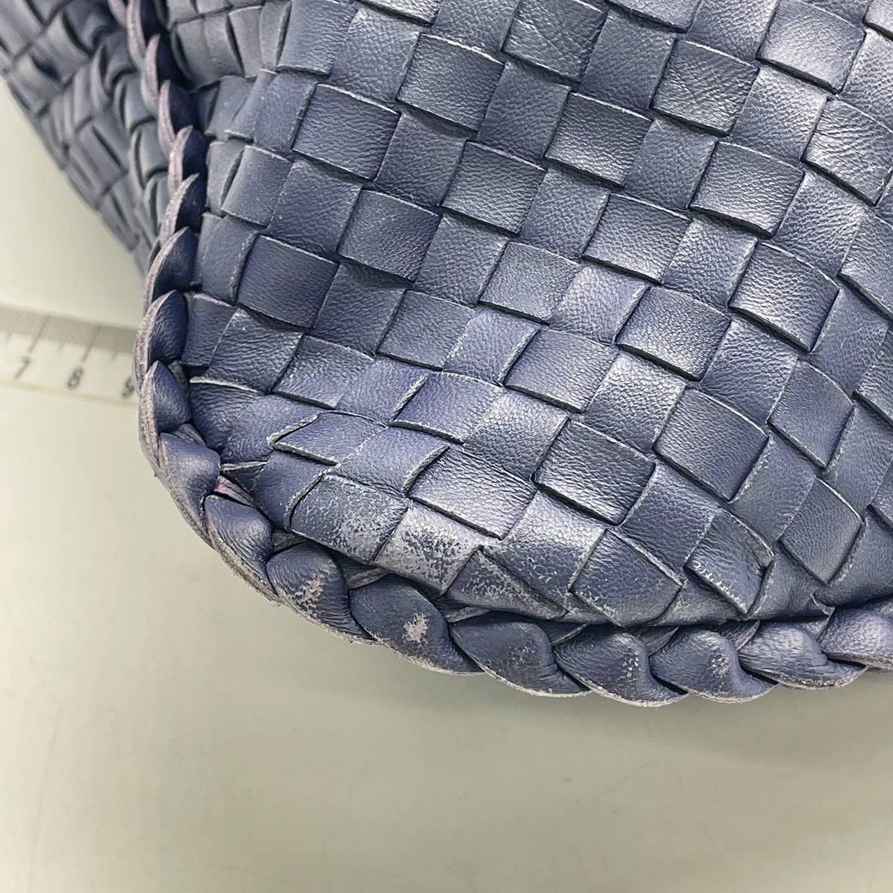 Bottega Veneta Hobo Navy in pelle Maxi 50cm in vendita 13