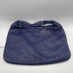 Bottega Veneta Veneta Hobo Navy Leather Bag Maxi 50cm