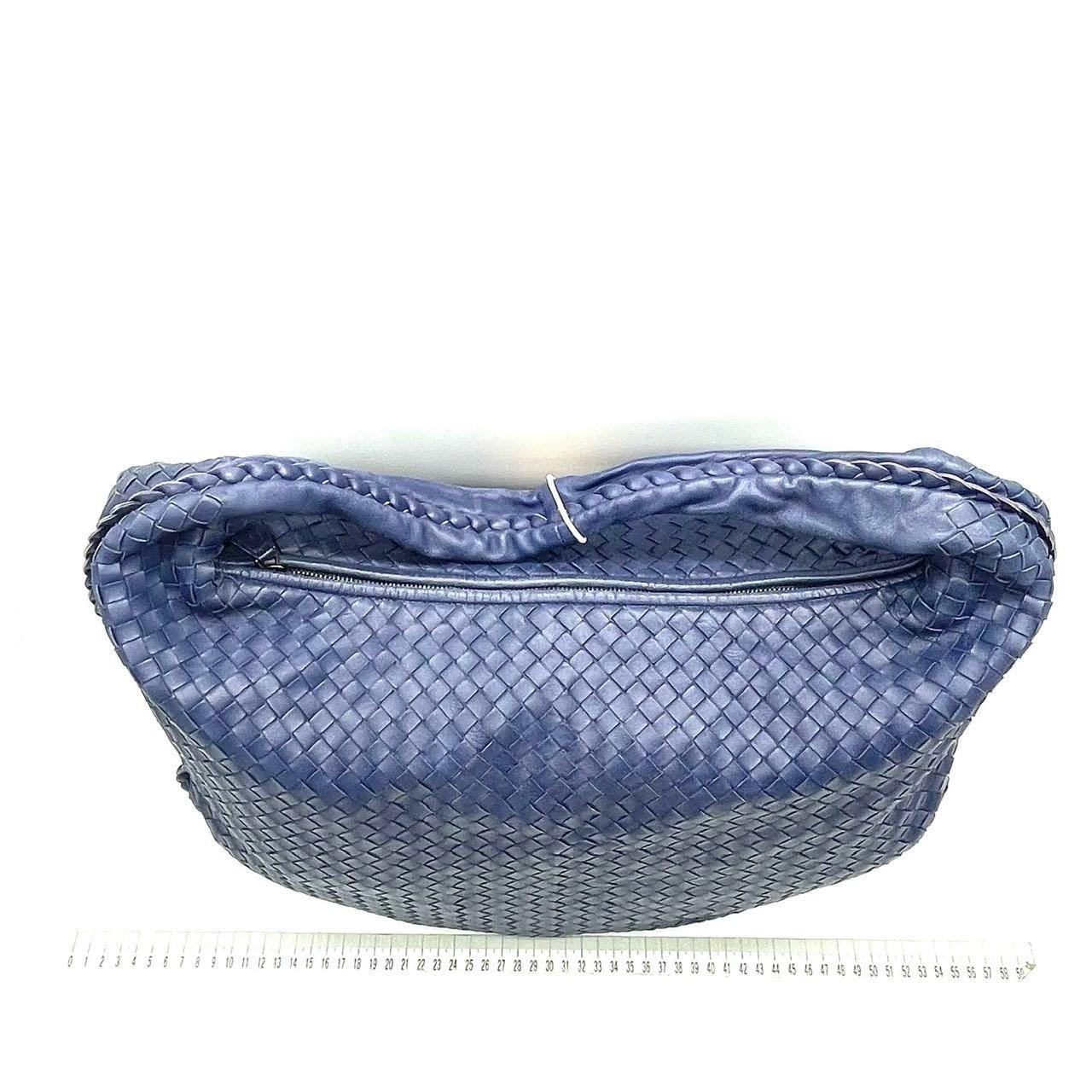 Donna Bottega Veneta Hobo Navy in pelle Maxi 50cm in vendita