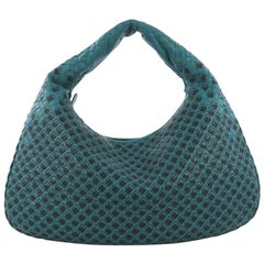 Bottega Veneta Veneta Hobo Stitched Intrecciato Nappa Large