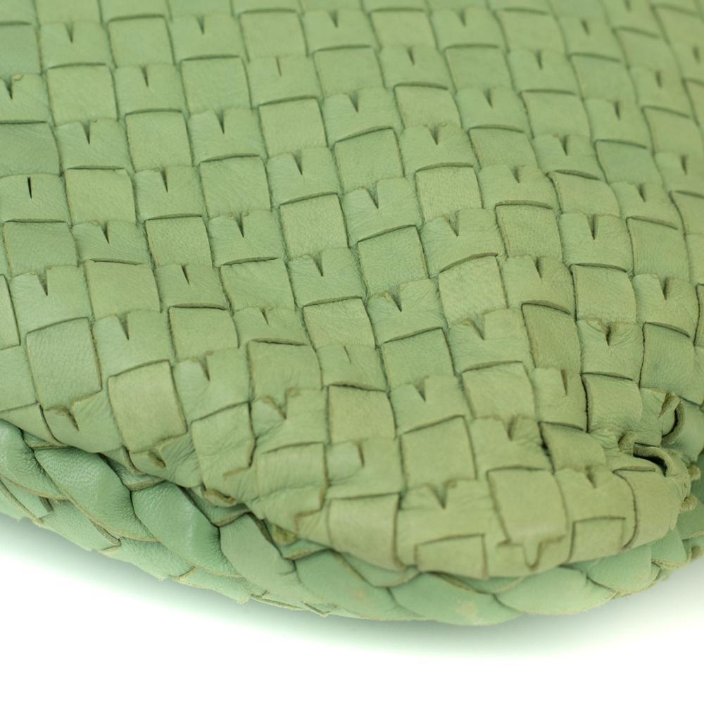 BOTTEGA VENETA Veneta Shoulder bag in Green Leather 4