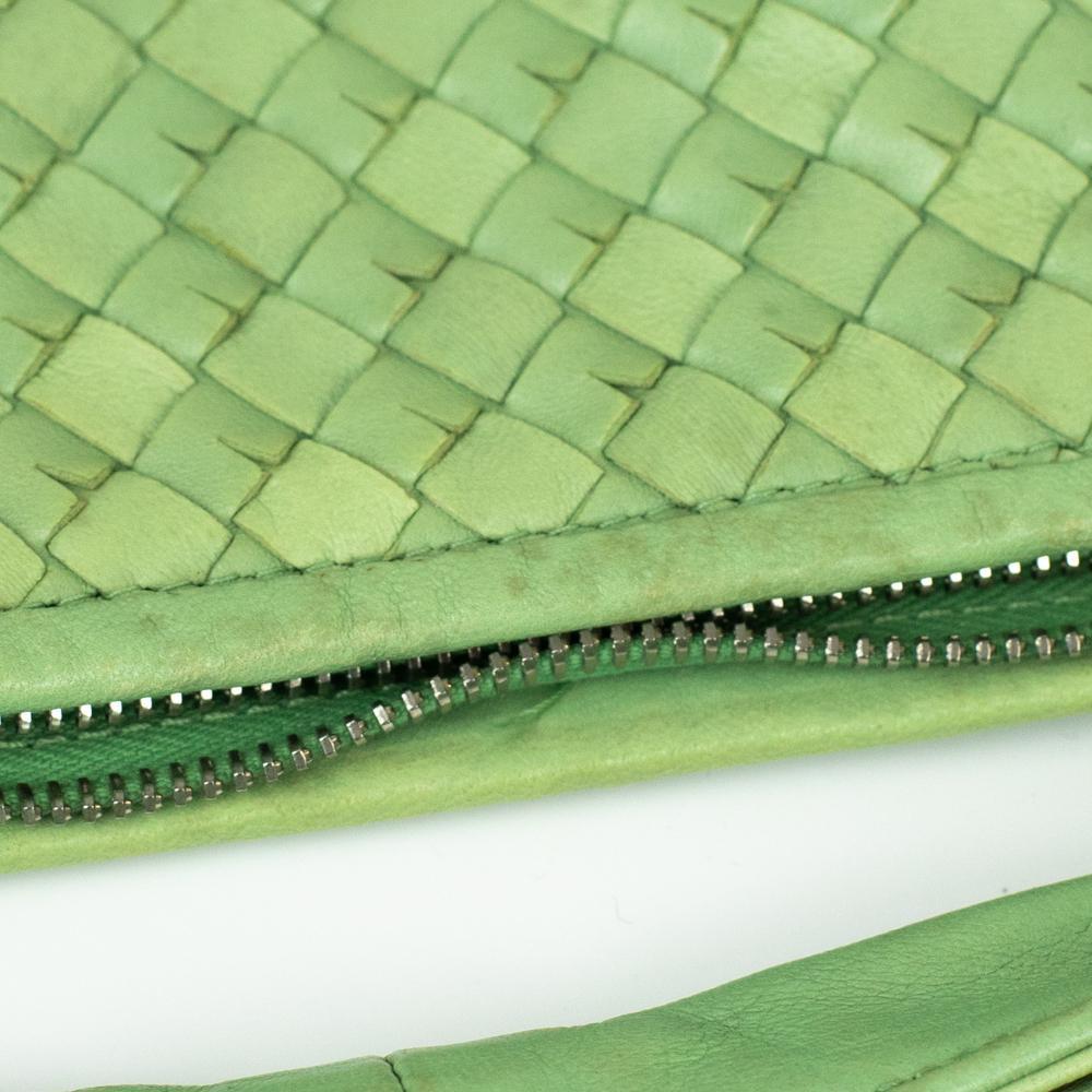 BOTTEGA VENETA Veneta Shoulder bag in Green Leather 7