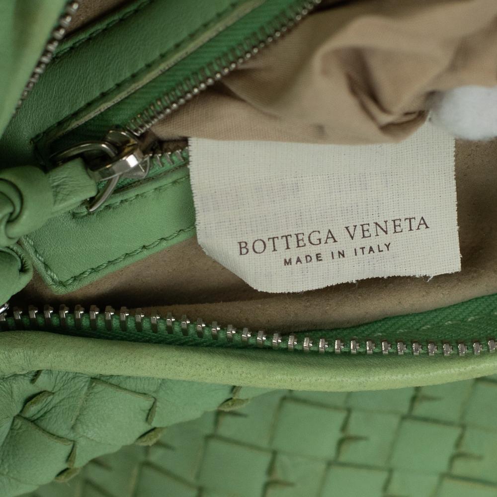 BOTTEGA VENETA Veneta Shoulder bag in Green Leather 3