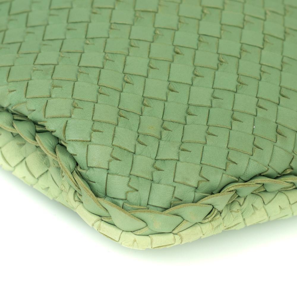 BOTTEGA VENETA Veneta Shoulder bag in Green Leather 5