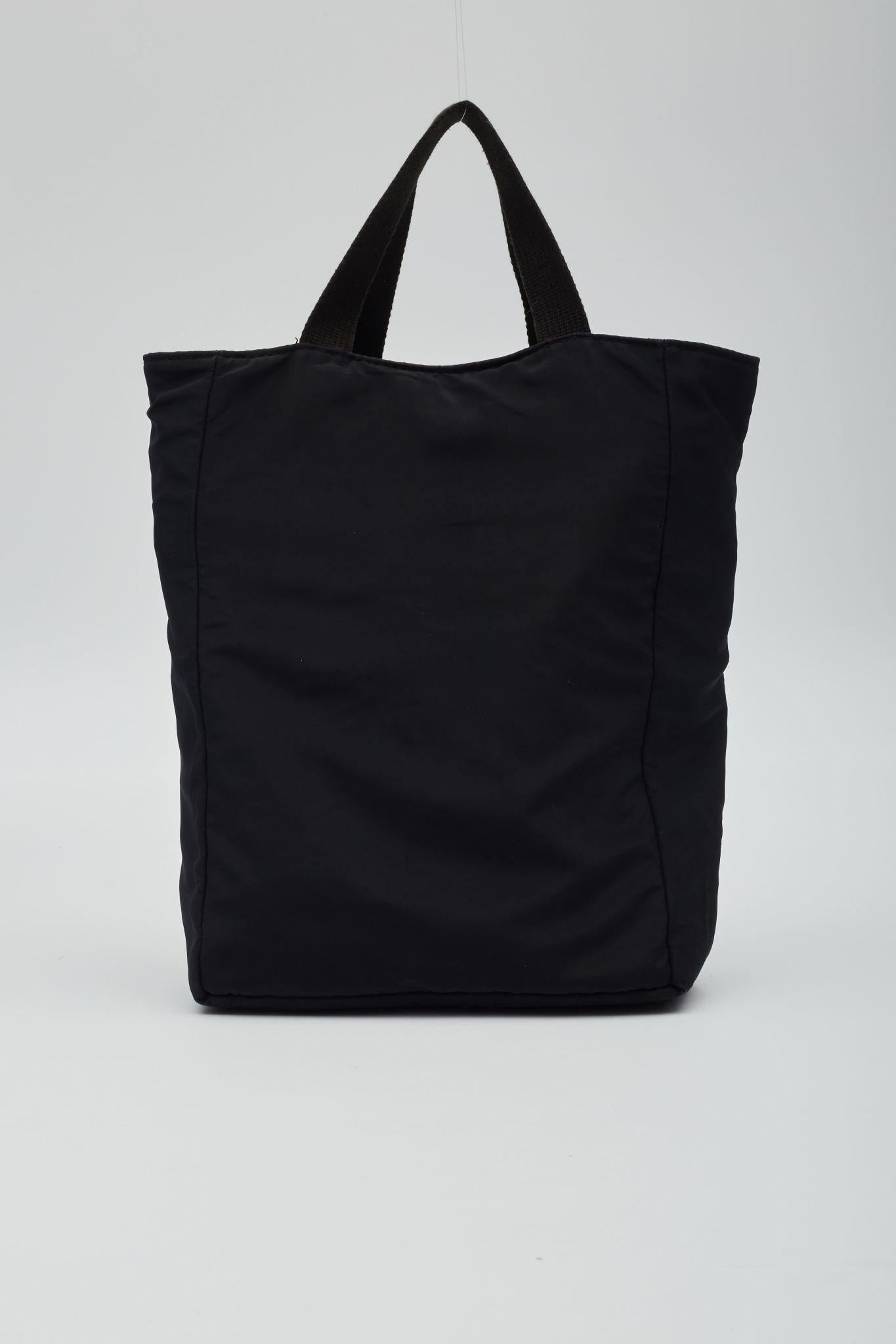 Women's Bottega Veneta Vintage Black Campana Shopper Mini Tote Bag For Sale