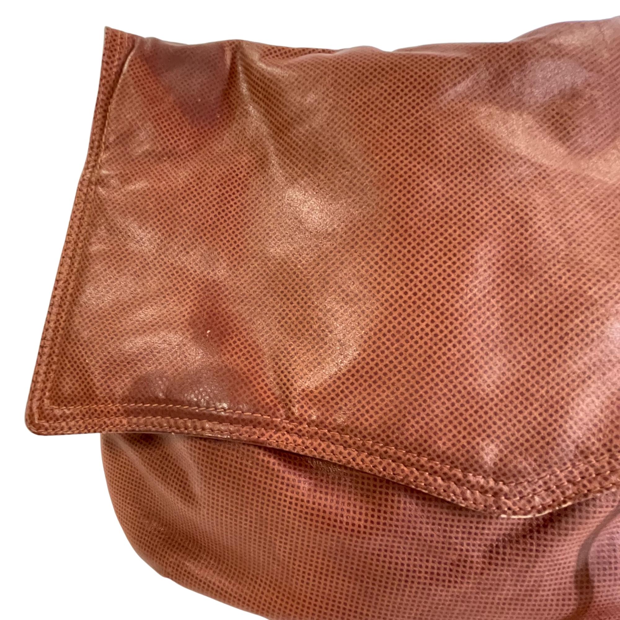 Bottega Veneta Vintage Brown Leather Saddle Shoulder Bag For Sale 1