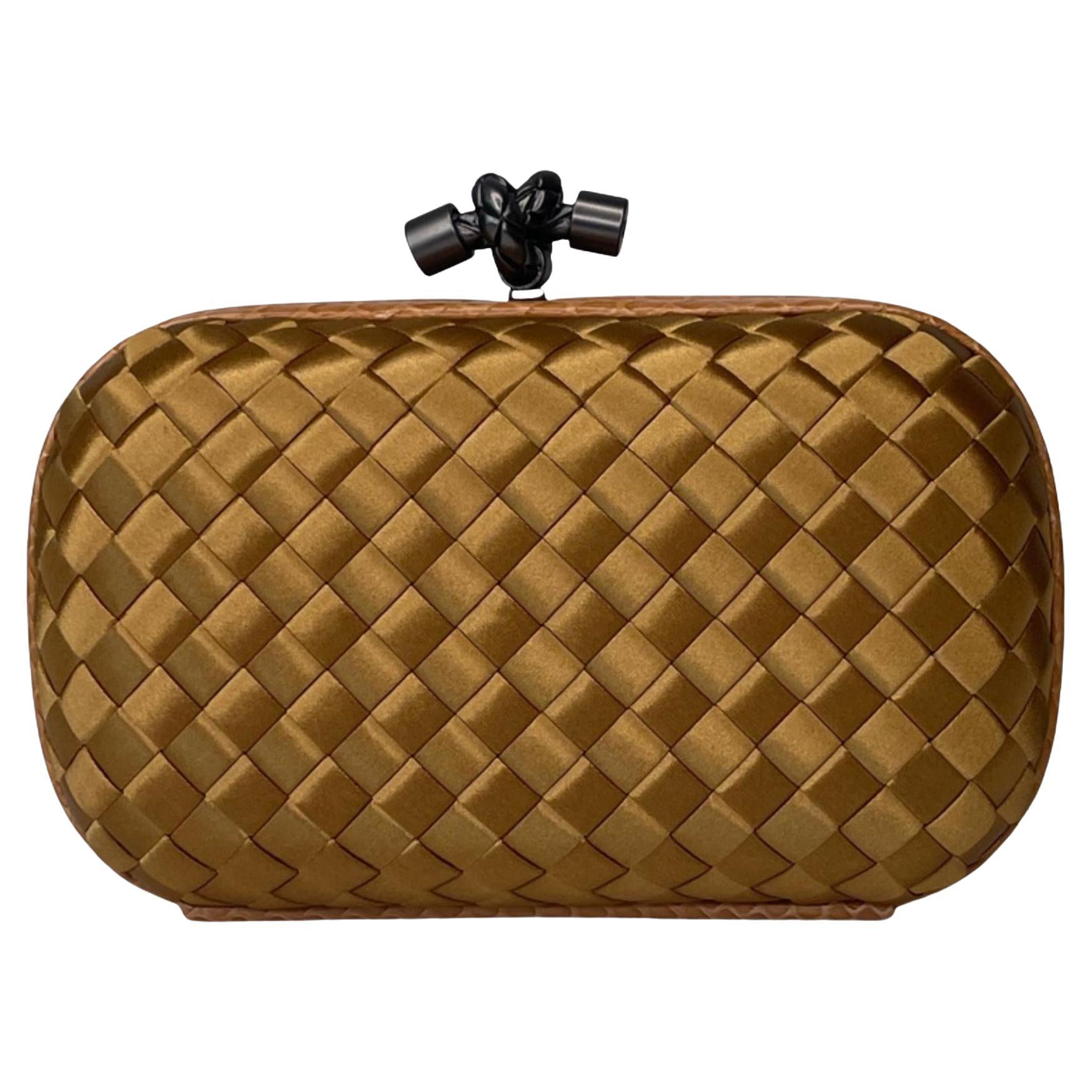 Saylor Collection Gold Knots Clutch