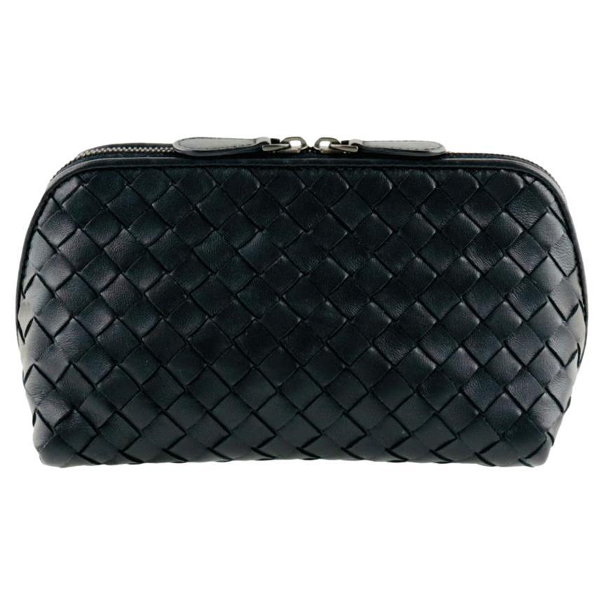 Bottega Veneta Vintage Intrecciato Leather Pouch