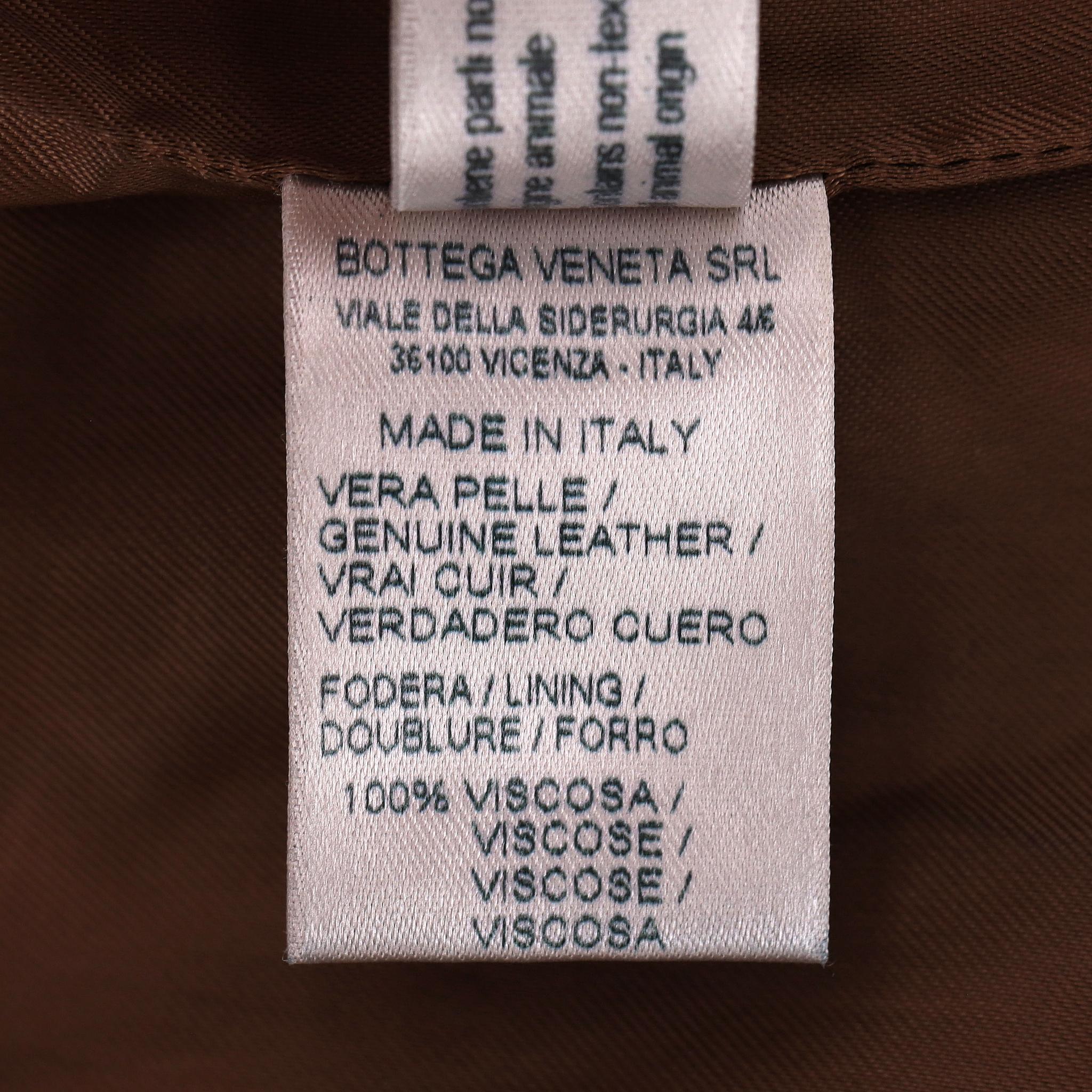 Abrigo de piel Bottega Veneta Vintage en venta 3