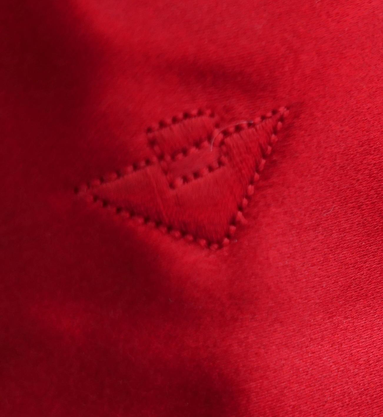 Bottega Veneta Vintage Red Satin 1990s Bag 5