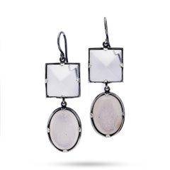 Bottega Veneta Vintage Silver Drop Earrings