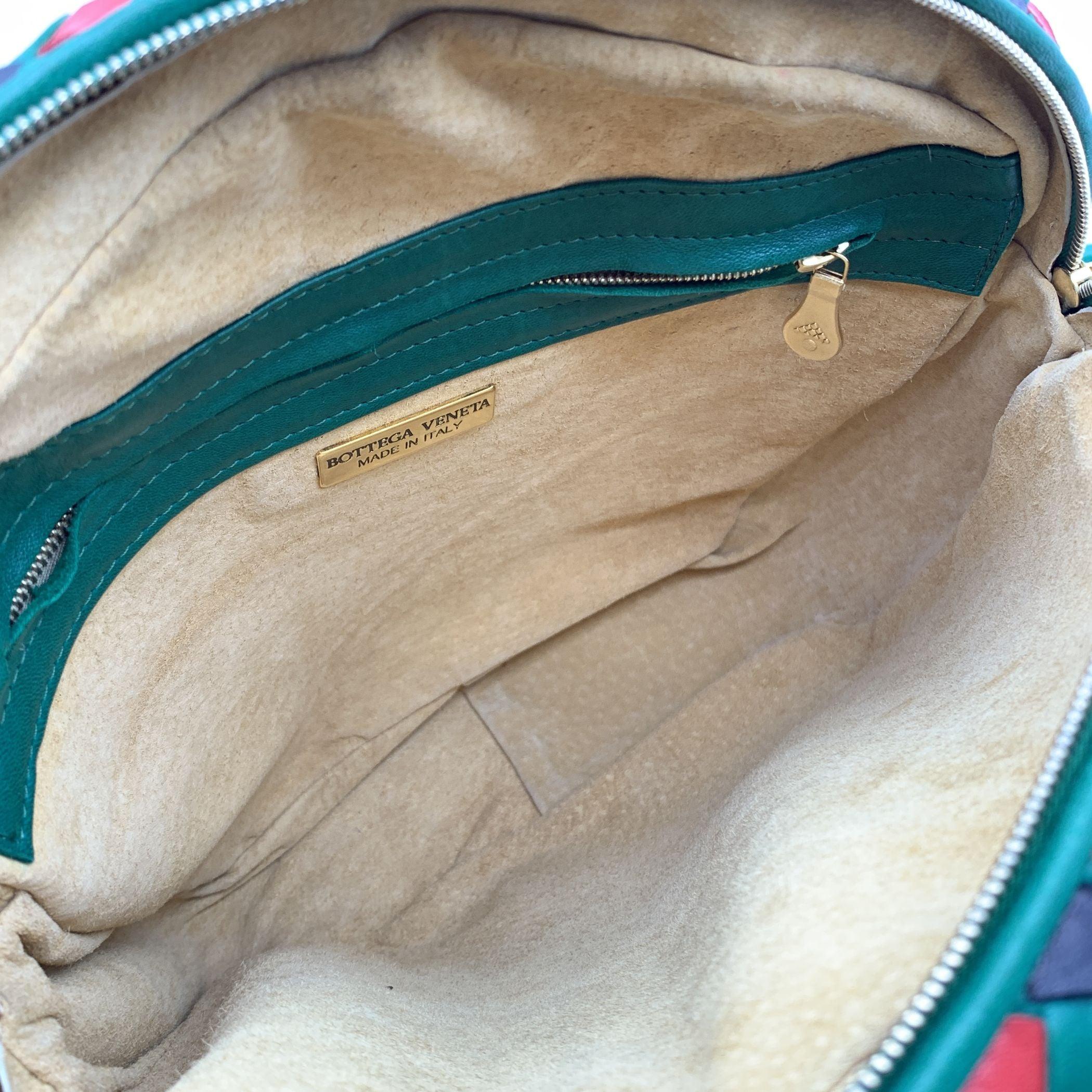 De las mujeres Bolso de hombro Bottega Veneta Vintage de piel tricolor tejida