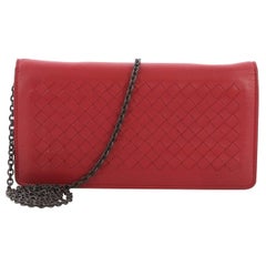 Used Bottega Veneta Wallet on Chain Intrecciato Nappa