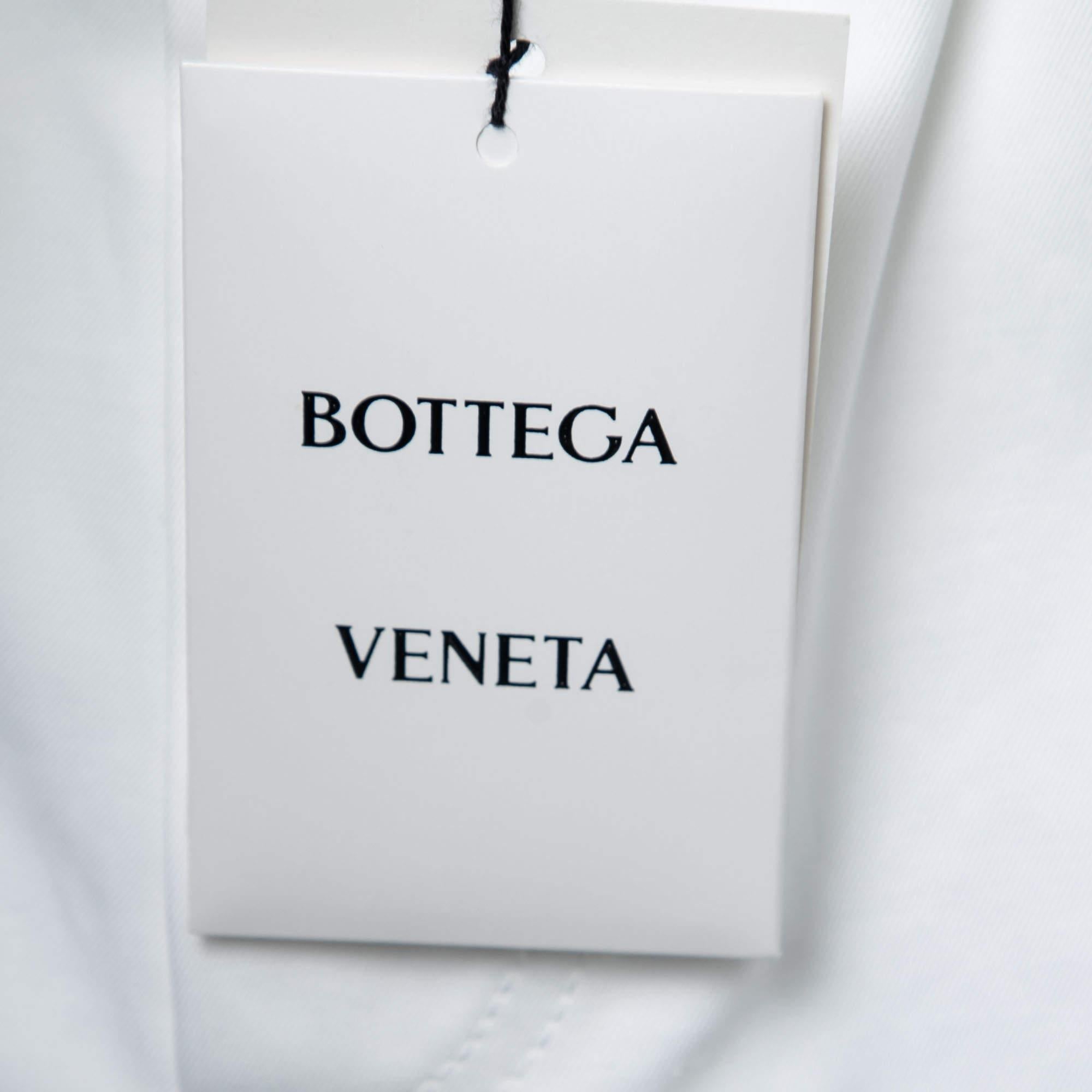 Bermudas-Shorts aus weißer Baumwolle von Bottega Veneta, M im Angebot 2