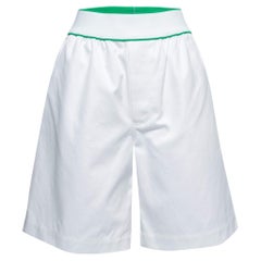 Bermudas-Shorts aus weißer Baumwolle von Bottega Veneta, M