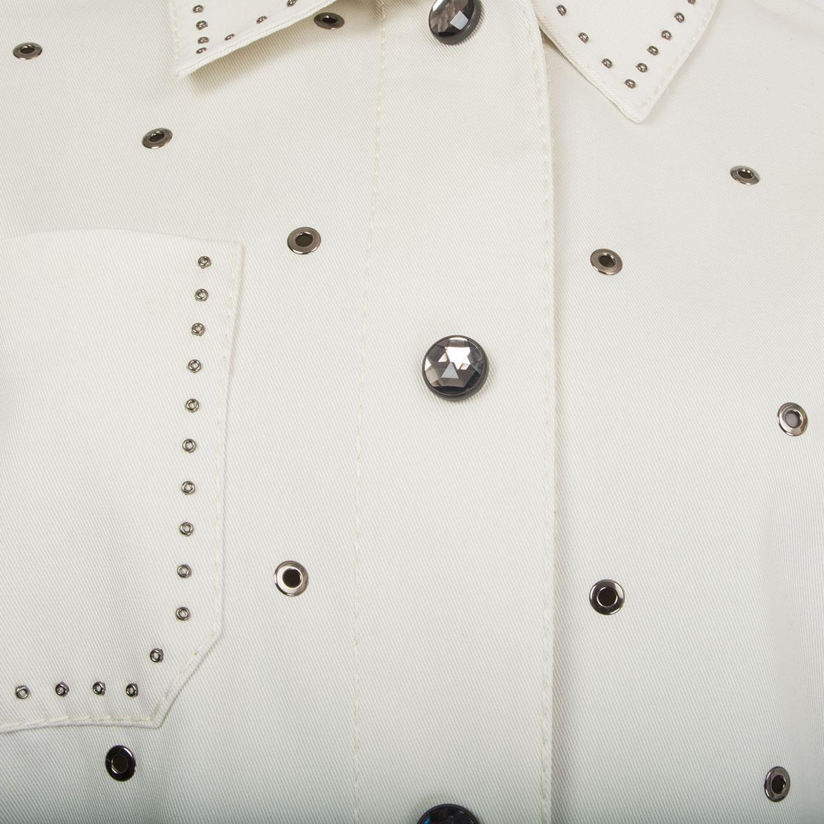 white jacket twill