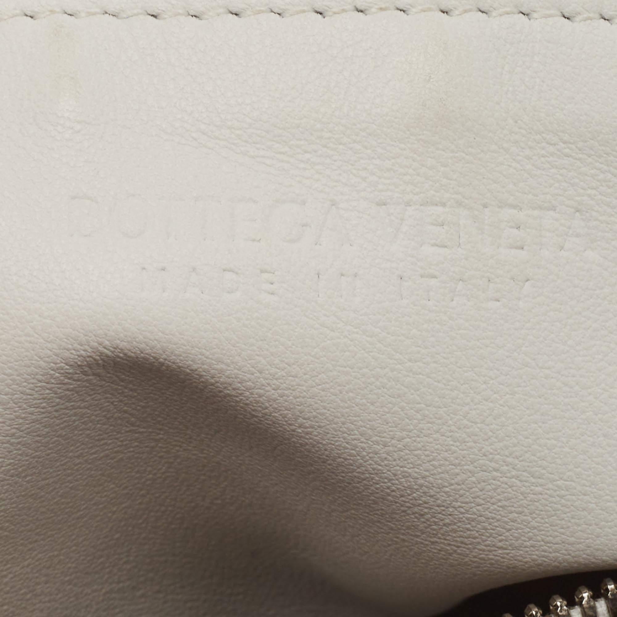 Bottega Veneta White Intrecciato Leather Small Jodie Bag 3