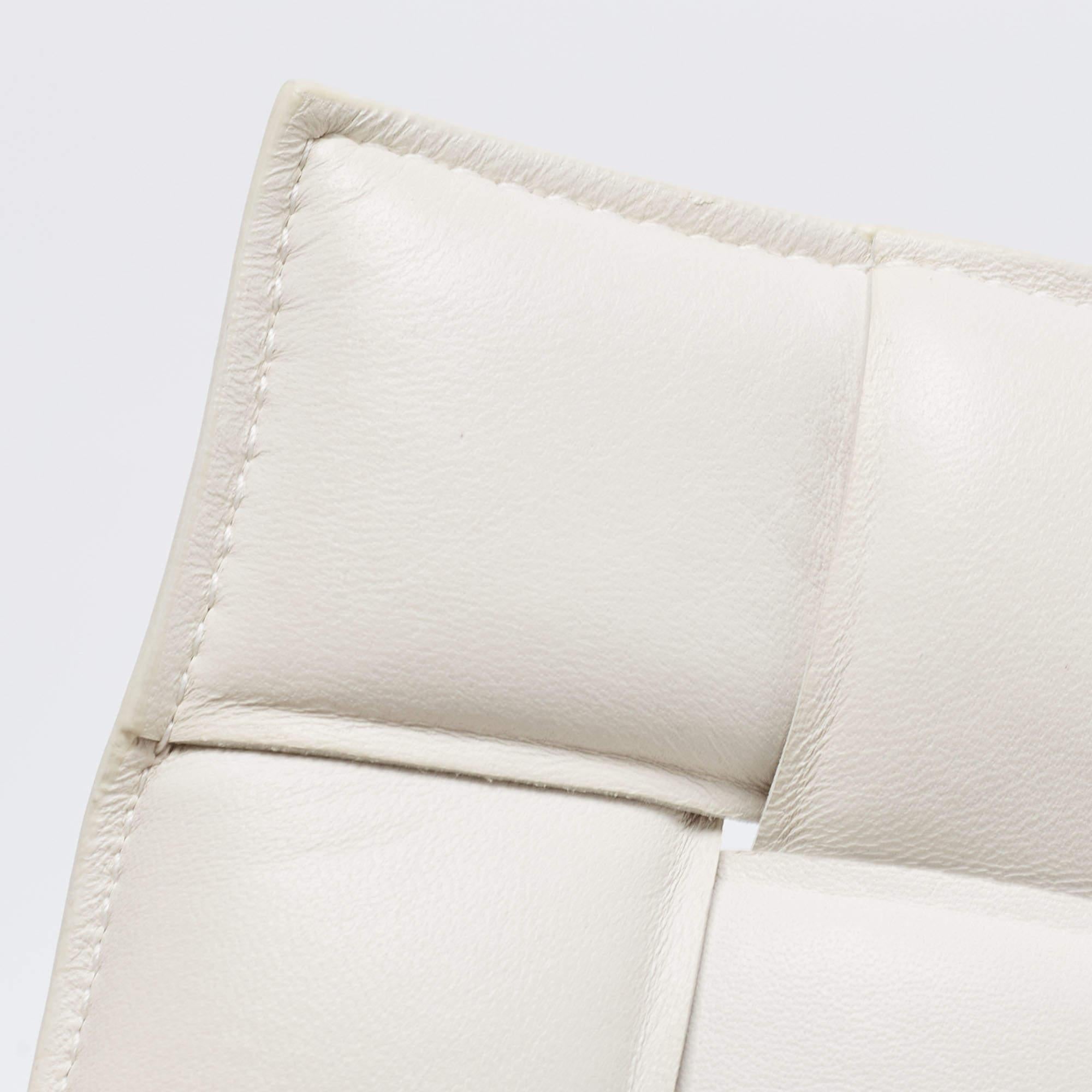 Bottega Veneta White Padded Leather Cassette Shoulder Bag 7