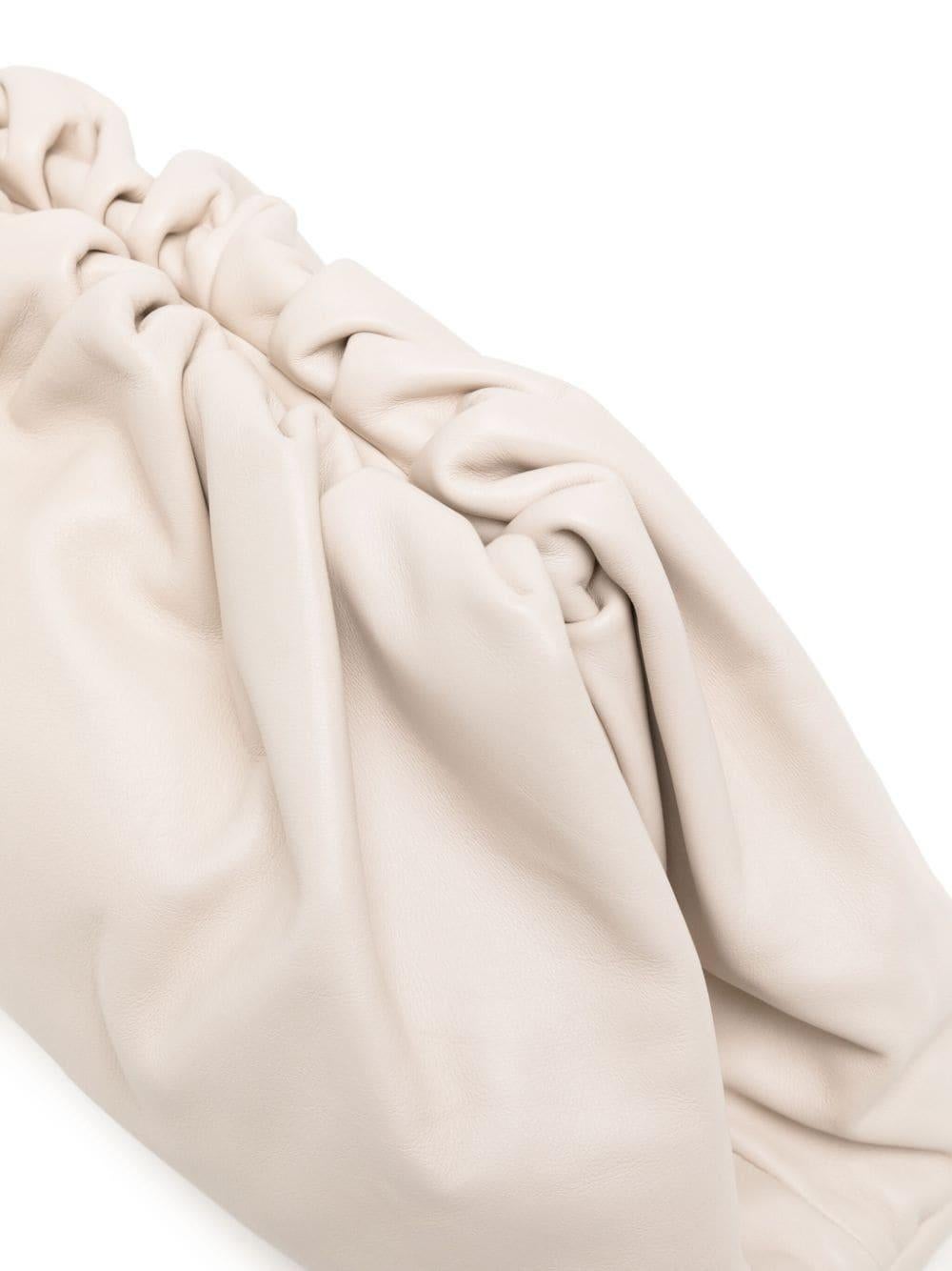 Women's or Men's Bottega Veneta White Pouch Bag For Sale