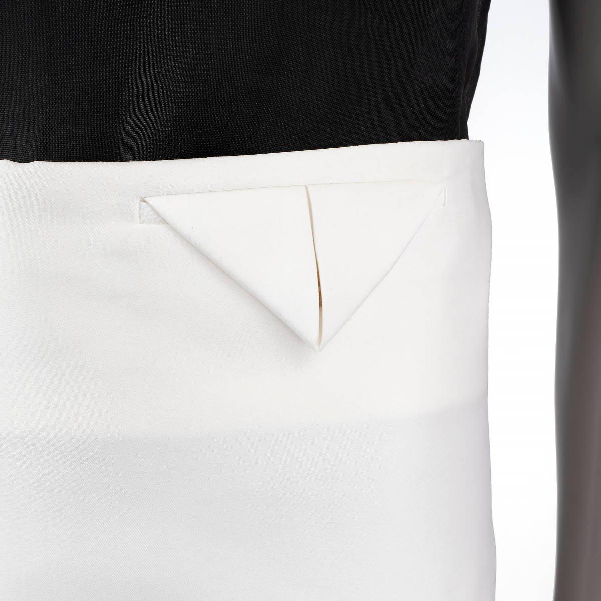 BOTTEGA VENETA white silk blend 2019 SATIN MINI Skirt 36 XS For Sale 1