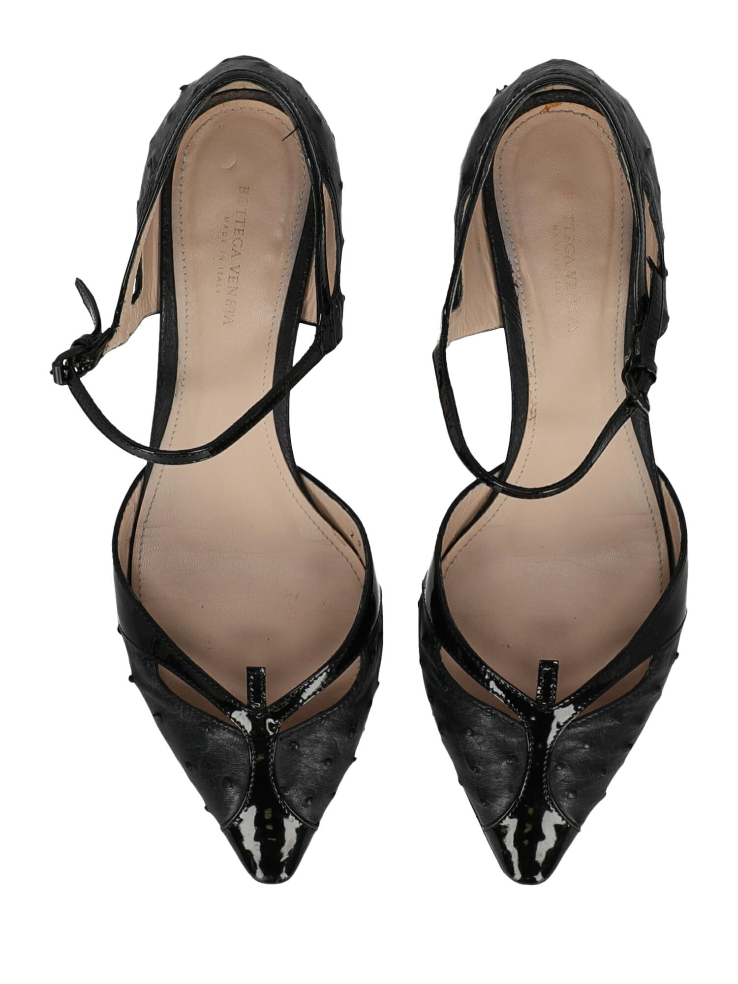 Bottega Veneta Woman Shoes Pumps Black Leather EU 37 1