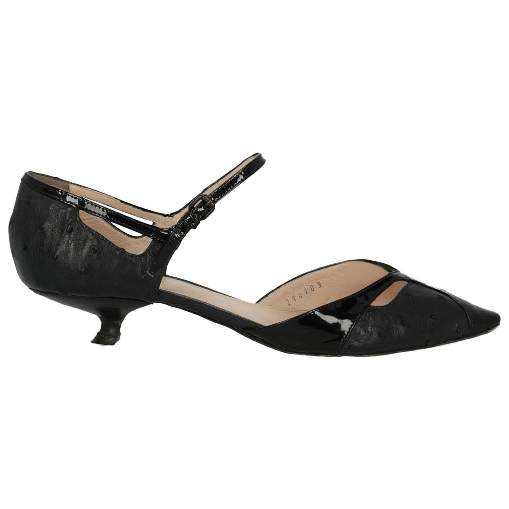 Bottega Veneta Woman Shoes Pumps Black Leather EU 37