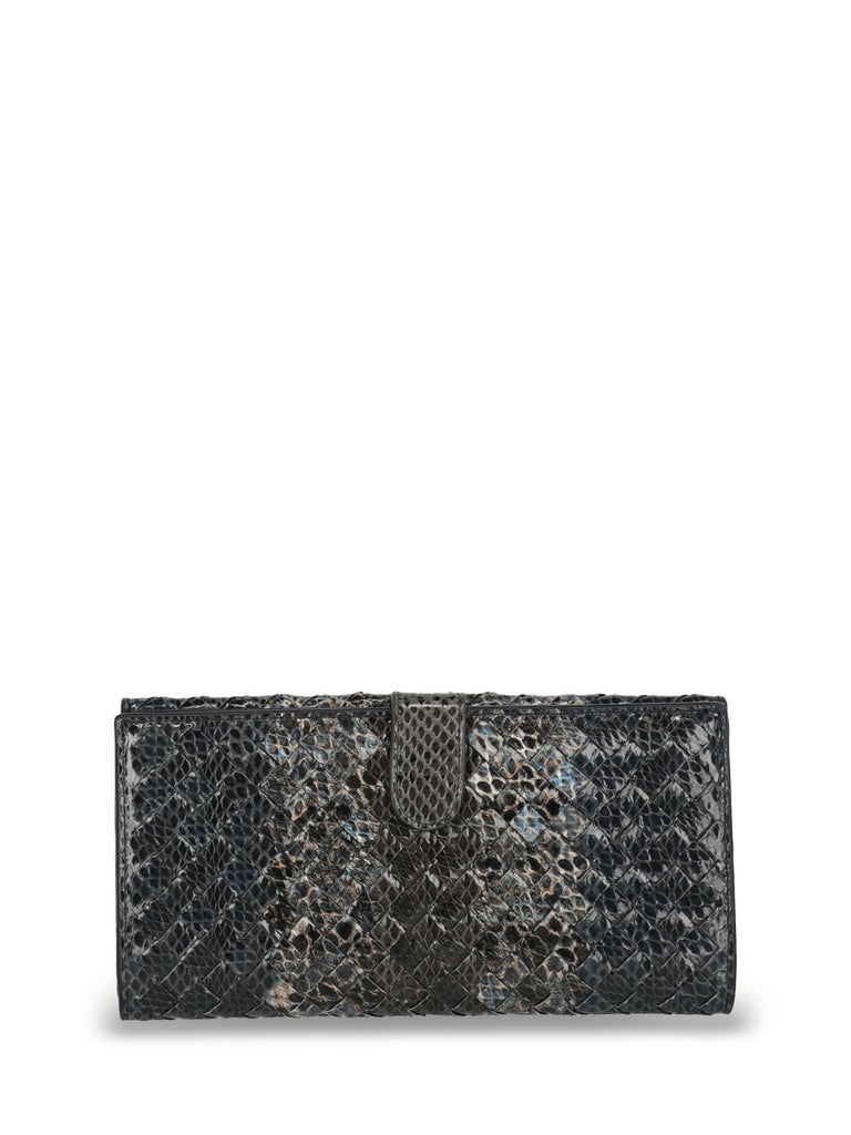 Bottega Woman Wallet Navy at 1stDibs