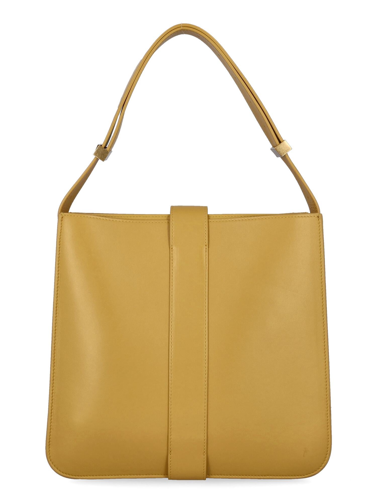 Women's Bottega Veneta Women Shoulder bags Yellow Leather  For Sale