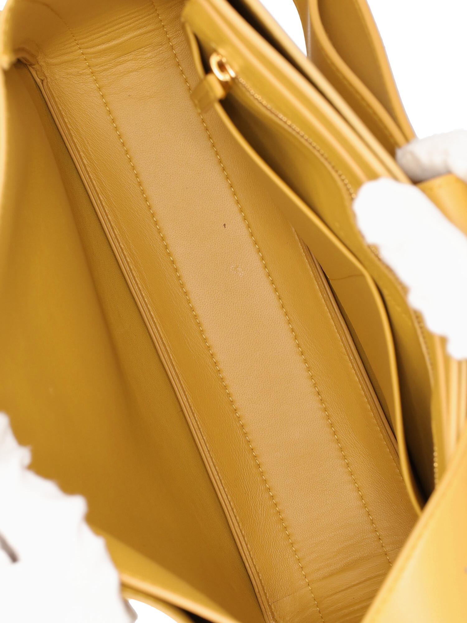Bottega Veneta Women Shoulder bags Yellow Leather  For Sale 2