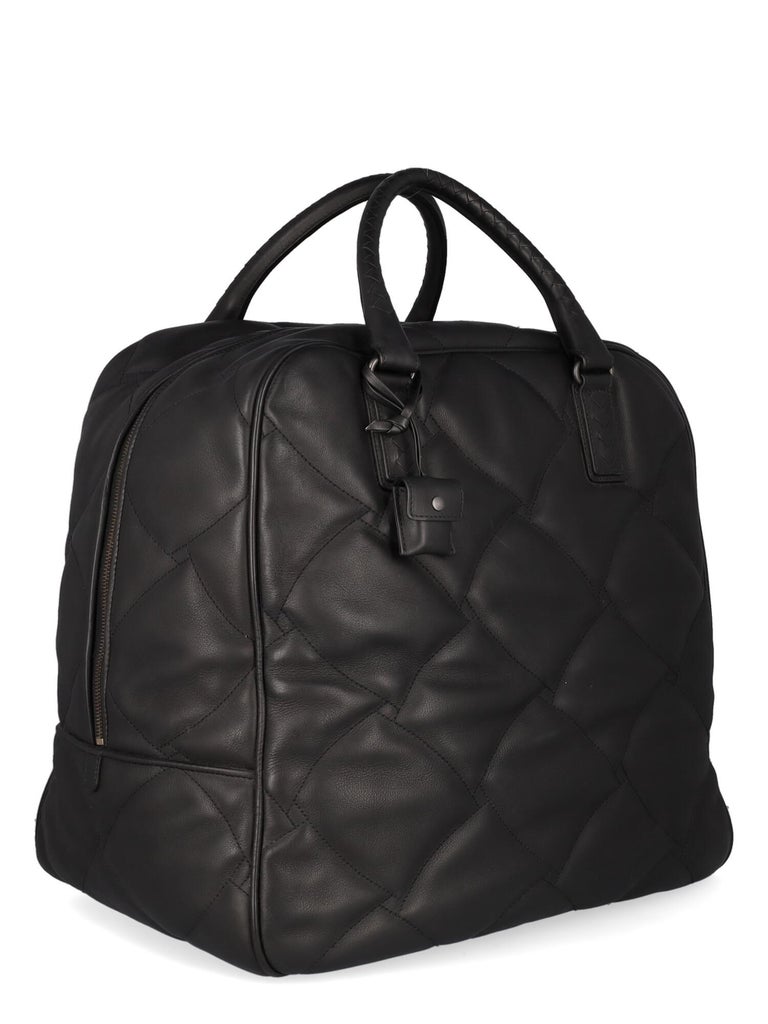 Bottega Veneta Women Travel bags Black Leather  In Good Condition For Sale In Milan, IT