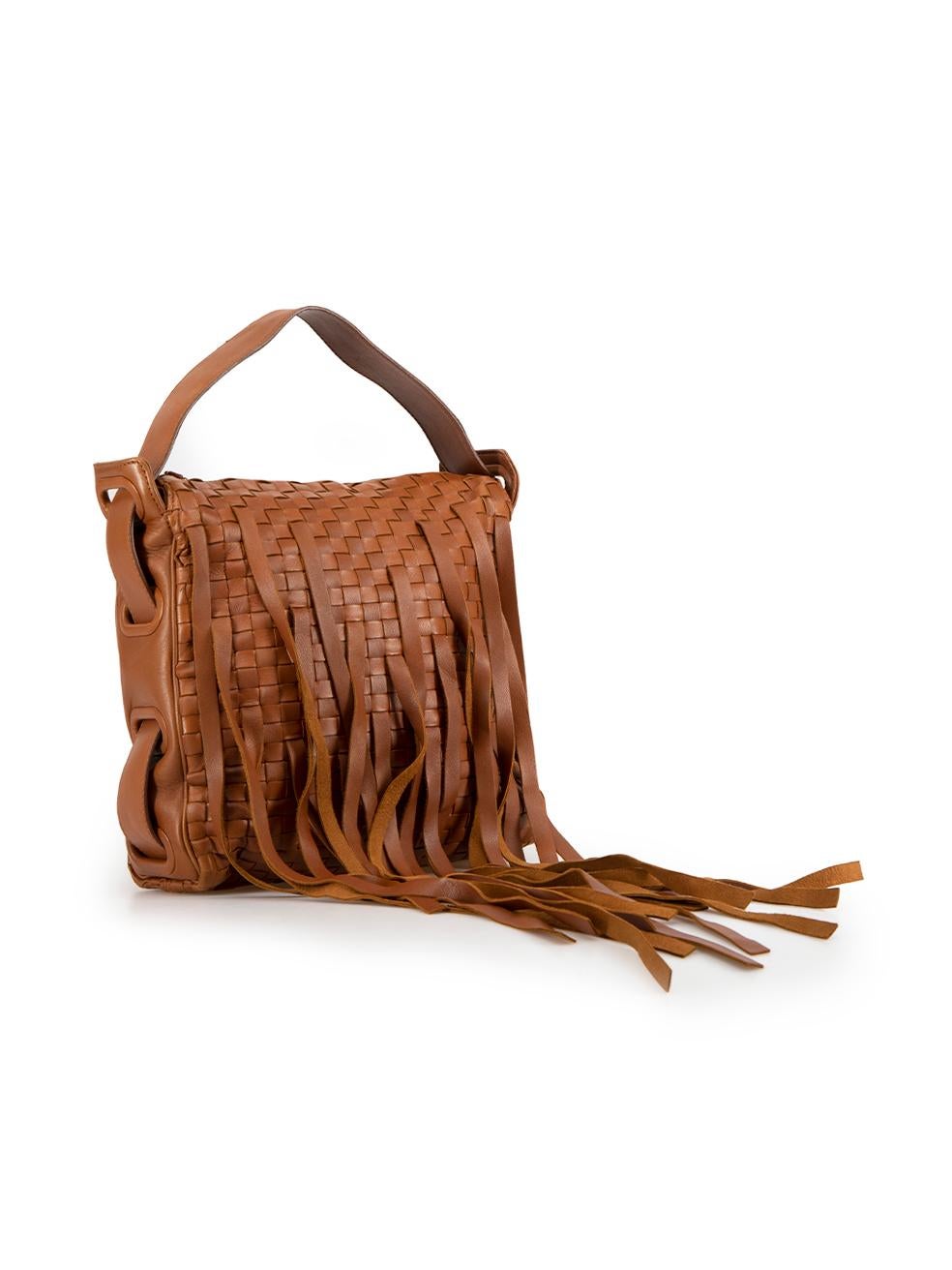 CONDITION is Very good. Minimal wear to bag is evident. Minimal wear to the lining and top handle with discoloured marks and small scuff at the front-right corner and a stained fringe tassel on this used Bottega Veneta designer resale item.