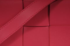 Bottega Veneta Womens Intrecciato Extra Mini Cassette Crossbody Bag Bon Pink