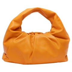 Bottega Veneta Damen Orange Lammfell Umhängetasche