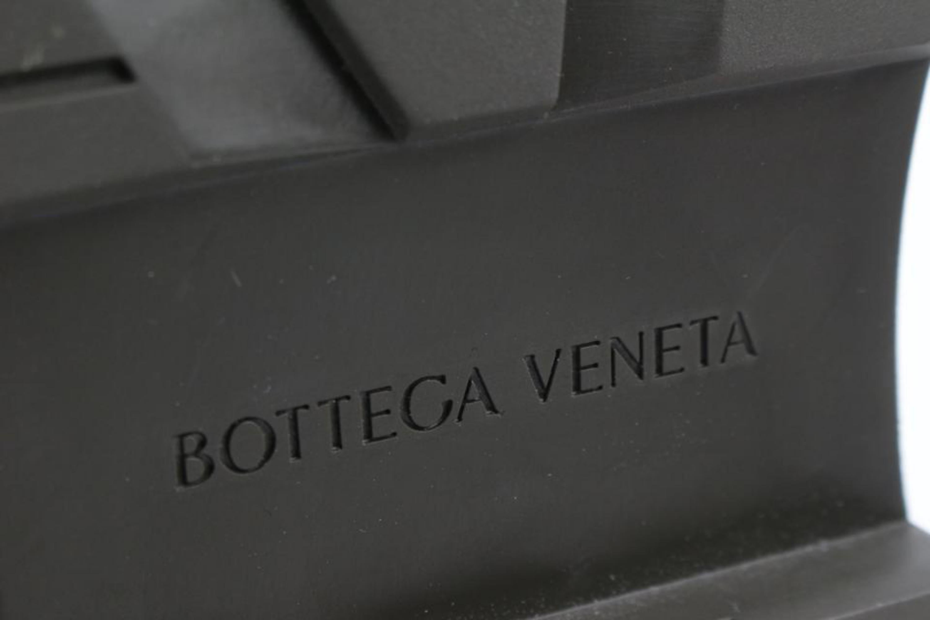 Bottega Veneta Women's Size 38 Black Leather Tire High Top Boot 77bv218s 7