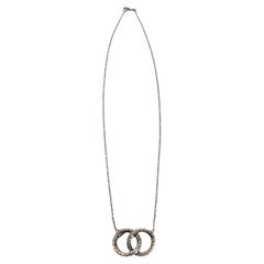 Bottega Veneta Women's Sterling Silver Interlocking Rings Necklaces