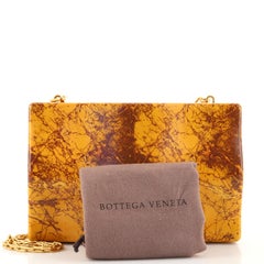 Bottega Veneta Wood Chain Clutch Wood