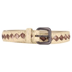 Cintura in pelle intrecciata Bottega Veneta