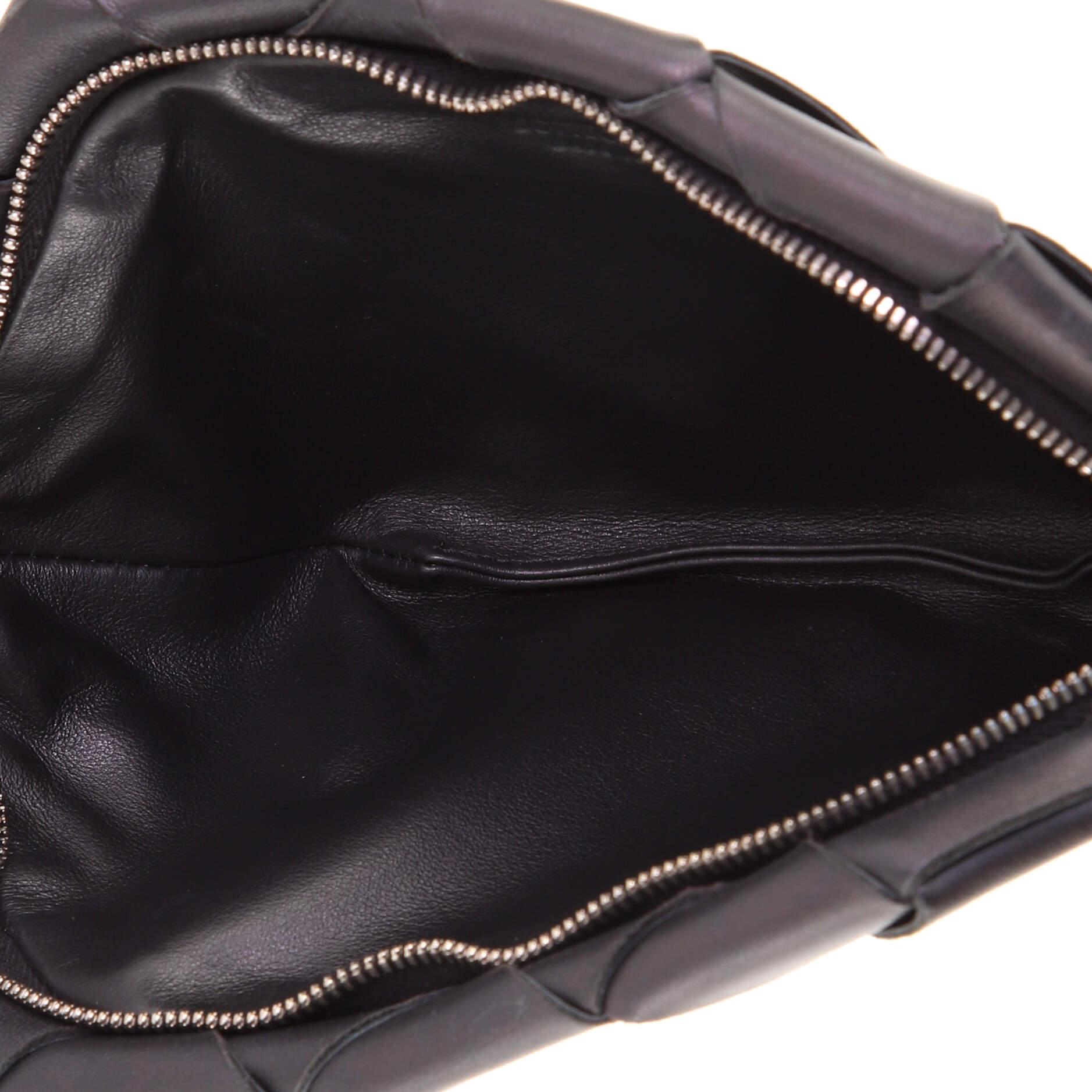 Women's or Men's Bottega Veneta Wristlet Zip Pouch Maxi Intrecciato Leather Medium
