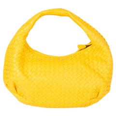 BOTTEGA VENETA yellow INTRECCIATO BELLY VENETA MEDIUM Hobo Shoulder Bag